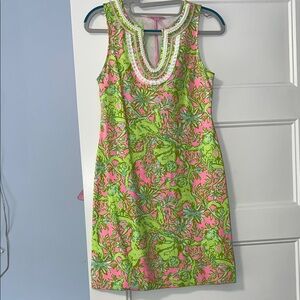 RARE! Lilly Pulitzer "Chimply Chic" limited edition Harper Shift dress